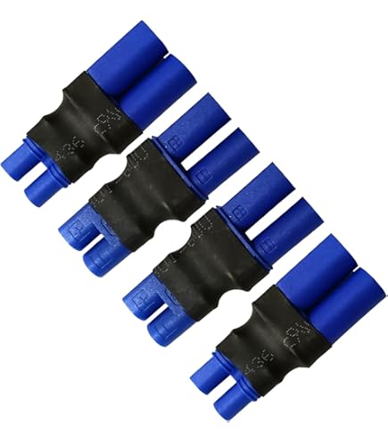 2 X EC8 Auf EC5 Adapter – Stecker-Adapter Für RC-Akkus & Ladegeräte