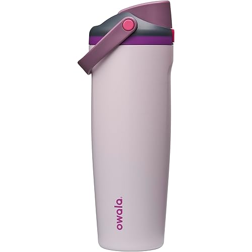 Owala FreeSip Sway Insulated Stainless Steel Water Bottle with Two-Way Spout, Built-In Straw and Bucket Handle - 887ml (30oz)