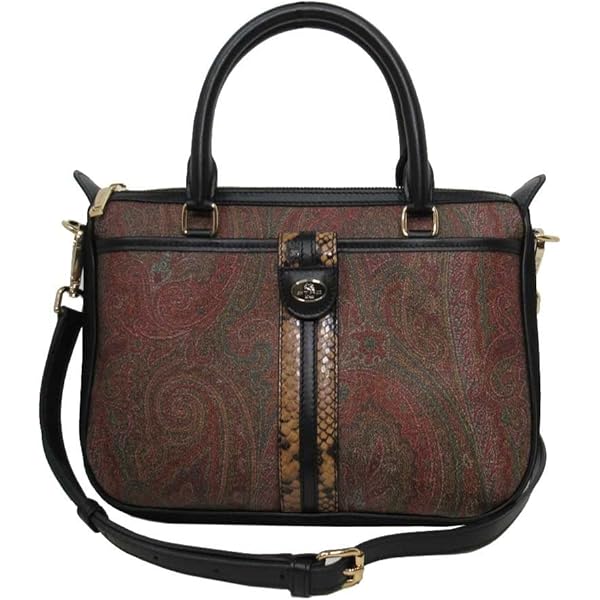 Amazon | [エトロ] トートバッグ ペイズリー柄 ポーチ付き PVC