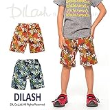 (ディラッシュ) DILASH盛夏'16/アロハハーフパンツ 140 レッド
