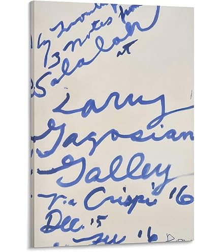 Amazon.co.jp: サイ・トゥオンブリー（ Cy Twombly）抽象的Three Notes