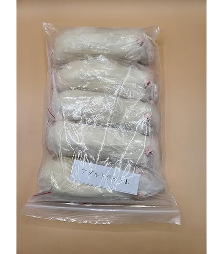 Amazon | 国産冷凍ラット (アダルトL ～210g 3匹入り) | 冷凍