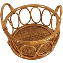 美品　ニューボーンフォト　ラタンバスケット Amazon.co.jp: ニューボーンフォト ラタン バスケット 赤ちゃん