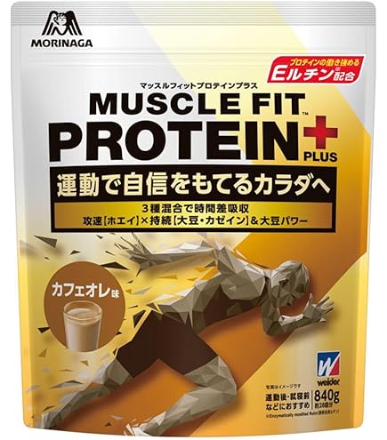 Amazon | 森永製菓 ウイダー マッスルフィットプロテイン ココア味
