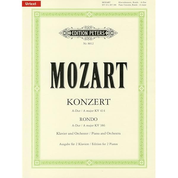 モーツァルト : ピアノ協奏曲 第12番 イ長調 KV 414/ベーレンライター