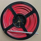 Mokungit 65.6ft/328ft 3Pin 20AWG LED Extension Cable 3Pin Red Green White Wire Antioxidant Tin Plate