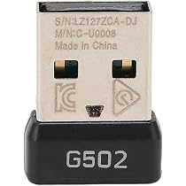 Amazon | G502 LIGHTSPEED マウス用 USB レシーバー、2.4 GHz