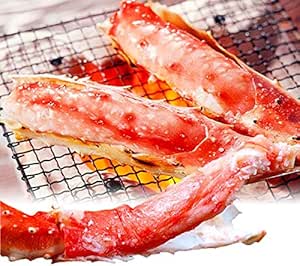 かに太郎 タラバガニ足 ハーフカット 1kg前後 ボイル冷凍 殻半分、カット済み