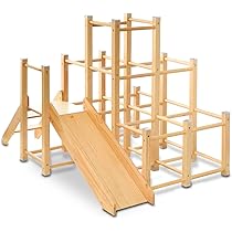 Amazon | [リズキズ] 木製 ジャングルジム 大型タイプ 耐荷重