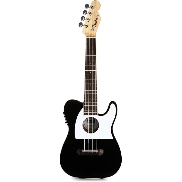 Amazon.co.jp: Fender ウクレレ Fullerton Strat® Uke, Black 
