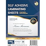 (20枚入) HASHI 独自接着コーティング紙 100μm A4サイズ、機械不要、その場で簡単ラミネート 手貼りラミフィルム, ラミネートフィルム、コーティングシート