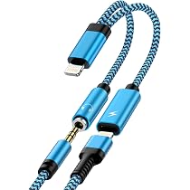 Amazon.co.jp: Haoano 2in1 iPhone イヤホン変換アダプタ 2イン1 音楽+