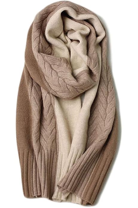 Amazon | (MAYUDAMAシルク)高級 シルクカシミア ニット マフラー  