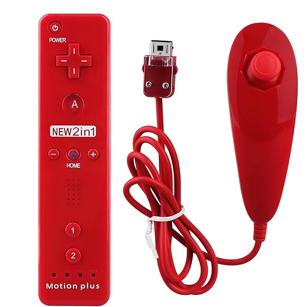 Wiiのカセット6種　リモコン2台 Amazon | OSTENT 2 in 1 リモコン モーションプラス +