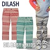 (ディラッシュ) DILASH 春'14 先染めチェック柄ストレッチストレートパンツ 80 グリーン