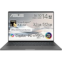 ASUS ノートパソコンSORA 有機EL 1TB 32GB