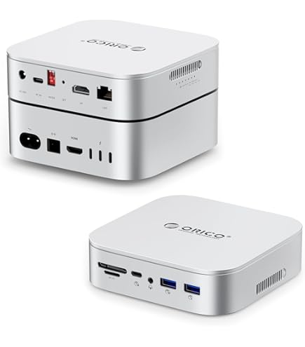 Amazon.co.jp: Gewokliy Mac Mini Dock、デュアルSSDエンクロージャ