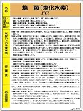 ユニット 特定化学物質標識 塩酸 81517A