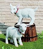 国華園 仔ひつじと仔やぎのオーナメント 2匹セット