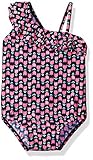 Osh Kosh Baby Girls' Tulip One Shoulder One Piece Swimsuit Navy 24 Months [並行輸入品]