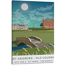 セントアンドリュース ゴルフコース ポスター Amazon.co.jp