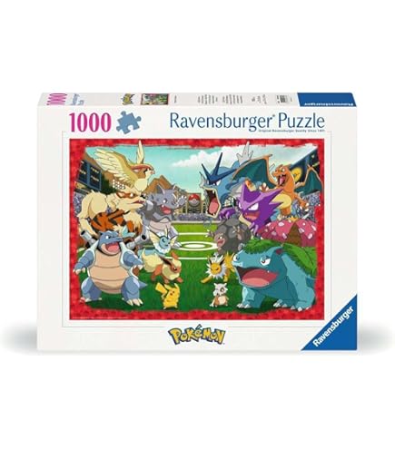 Amazon | Erwachsenenpuzzle 1500 Teile - Pokémon Classics