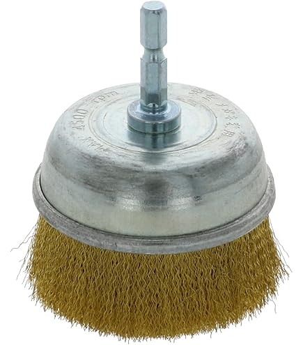 Amazon | ヤナセ インパクト用 軸付カップ型ブラシ 【6.35mm軸】 砥粒