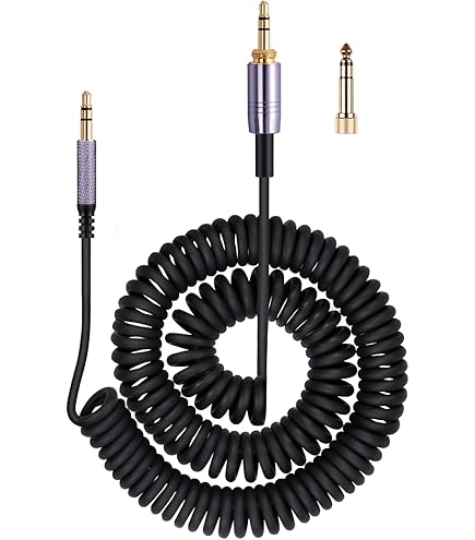 GEEKRIA Cavo audio compatibile con Jabra Move Style Edition, Elite 85h, Philips A4216, H6506, cuffie SHP9500, stereo di ricambio 1/8 (3,5 mm) a 3,5 mm (4 ft/1,2 m