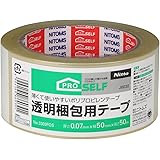 ニトムズ 透明梱包用テープ No.3303 50mm×50m J6030