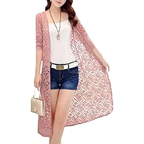 Amazon | [ShuMing] レース カーディガン レディース スリム UV