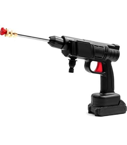 高圧洗浄機 Amazon | デジタルランド 充電式高圧洗浄機 JHD-01B | 高圧洗浄