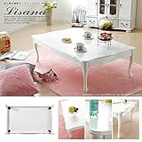 テーブル ローテーブル 折れ脚式猫脚テーブル 120×75cm 折りたたみ 折り畳み 猫足 ホワイト 白 座卓