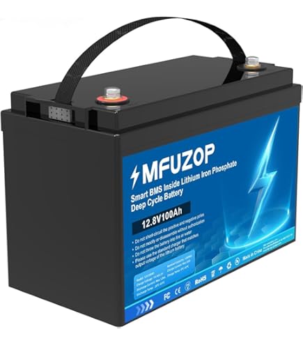 Amazon.co.jp: MFUZOP 12V100AH リン酸鉄リチウムイオンバッテリー