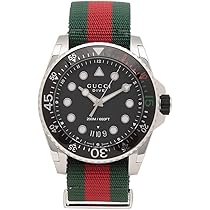 GUCCI クォーツ腕時計 グリーン・レッド Amazon.co.jp: [グッチ] 腕時計 メンズ YA136216 458987 I86P0