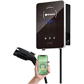 スマートEV充電器 九電テクノシステムズ株式会社,6.0kW高速充電,スマホ操作,予約機能付,7.5mケーブル標準装備,MODE3,QEC-F-01,電気自動車用充電器