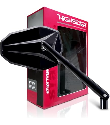 HIGHSIDER ブラック ミラー 2個セットメーカー:DAYTONA Amazon | デイトナ(Daytona) バイクミラー HIGHSIDER(ハイサイダー