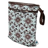 Planet Wise Wet/Dry Diaper Bag, Aqua Swirl by Planet Wise Inc. [並行輸入品]
