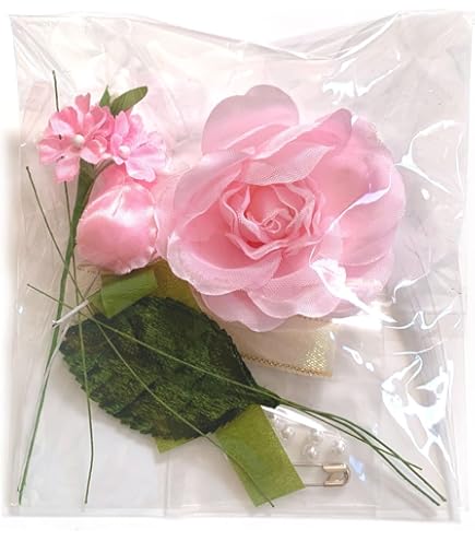 Amazon | ピュアローズのコサージュキット (イエロー) | フラワー