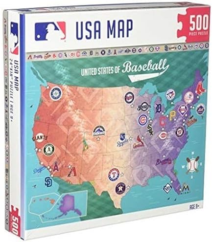Amazon | MLBリーグマップパズル - 500ピース スポーツパズル 大人用