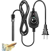 Amazon | FEDOUR 15W/25W/35W 超ミニ水槽ヒーター、1-30Lミニ