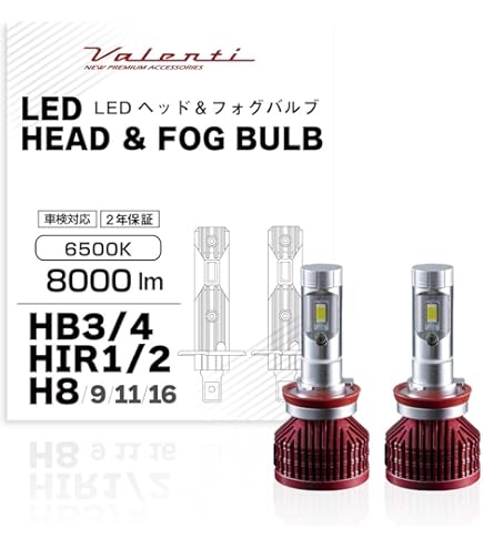 Amazon | VALENTI(ヴァレンティ) VL LEDヘッド ZXシリーズ H4HL 6200K