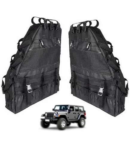 Amazon.co.jp: Fancemot ロールバー収納バッグ 2パック 2007-2024 Jeep