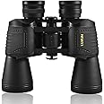 LUXUN 10x50 Binoculars for Adults, Compact Waterproof Hunting Binocular, Low Light Night Vision Binoculars for Outdoor Hiking