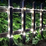 【水中にも適用】AGPtek 10m/100LED ロープライト 8種類の点滅モデル　結婚式、学園祭、誕生会、ハロウィーン、クリスマスパーティー、などイベント大活躍　防水国際基準防水IP67 　コント
