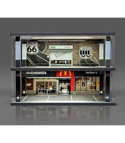 Amazon.co.jp: kivcmds モデルカーディスプレイケース 1:18スケール