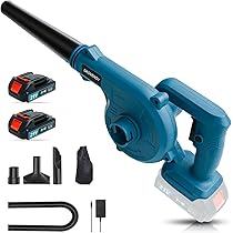 一台二役 ブロワー/大容量(21V,4000mah)バッテリー2個付き/掃除機 WEIMALL ブロワー 充電式 コードレス 小型 バキューム 落ち葉