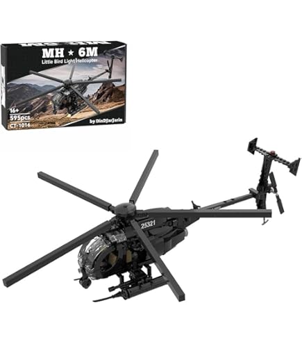 Amazon | 1/18 MH-6 LITTLE BIRD NIGHT STALKER ヘリ 模型