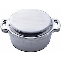 Amazon | 無水鍋 両手鍋 24cm 無水調理 1鍋8役 | ポポヨ(Popoyo