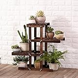 消毒木製フラワースタンド 木製植物フラワーディスプレイスタンド木製ポットシェルフ収納棚屋外屋内ポットホルダー 強い支持力 (サイズ さいず : 66センチメートル)