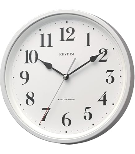 リズム　RHYTHM  気品ある掛け時計　連続秒針　電波時計 8MY552SR Amazon.co.jp: リズム(RHYTHM) シチズン 掛け時計 電波時計 連続